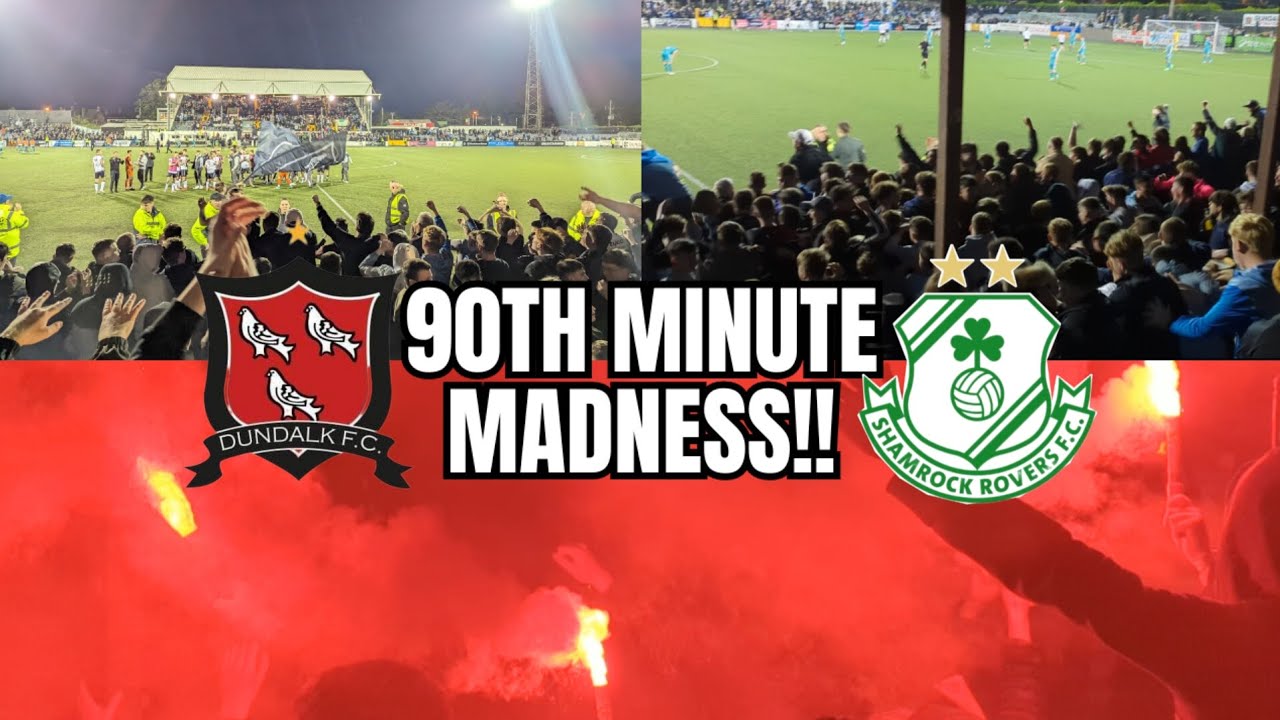 A League Of Ireland Rivalry Renewed! | Dundalk Vs Shamrock Rovers Vlog | Pyro | Limbs | Atmosphere |