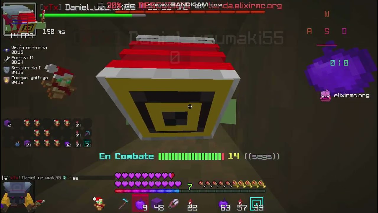 hago un pvp con un jugador sin nada le doy kit y lo mato