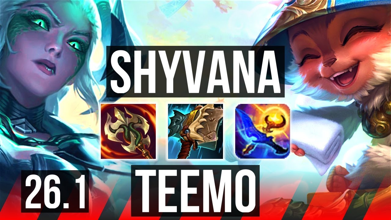 SHYVANA vs TEEMO (TOP) | Phase Rush | KR Diamond | 26.1