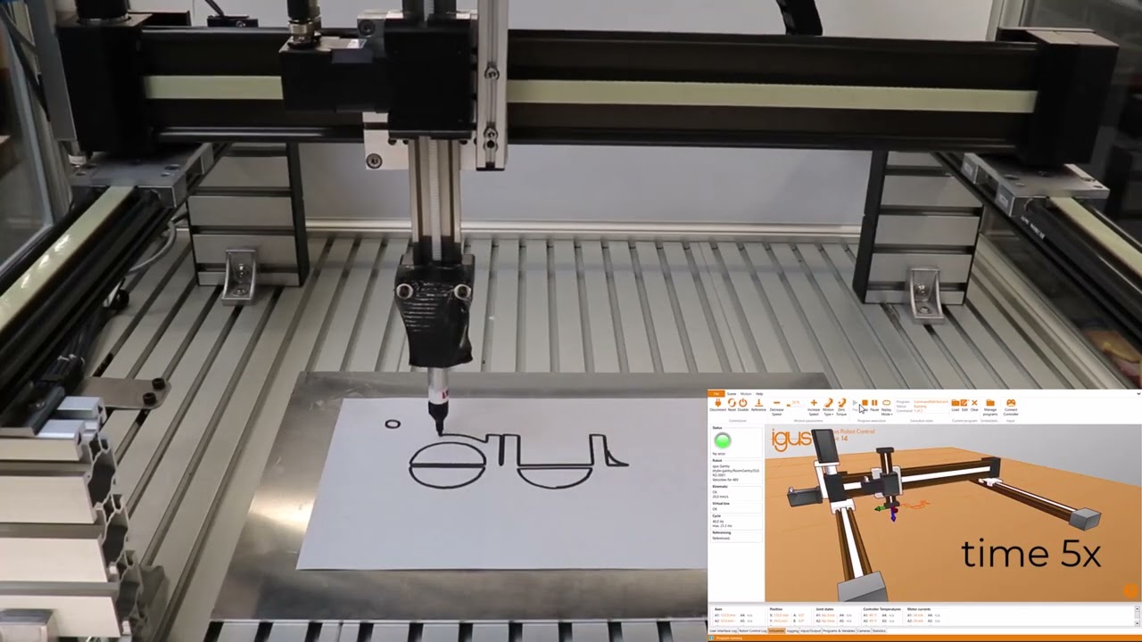 DXF files for the iRC igus Robot Control - The Path Command