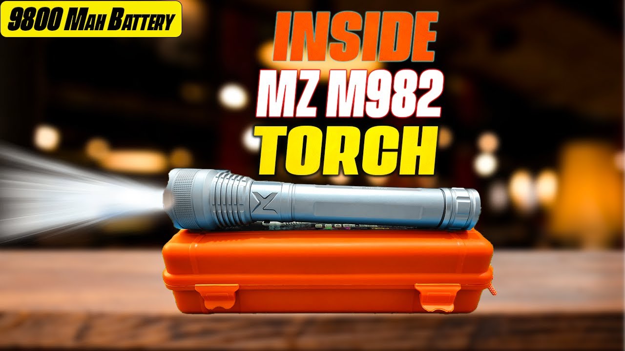 Mz M982 Torch Light || Mz M982 Zoomable Torch Unboxing || Inside Mz Torch