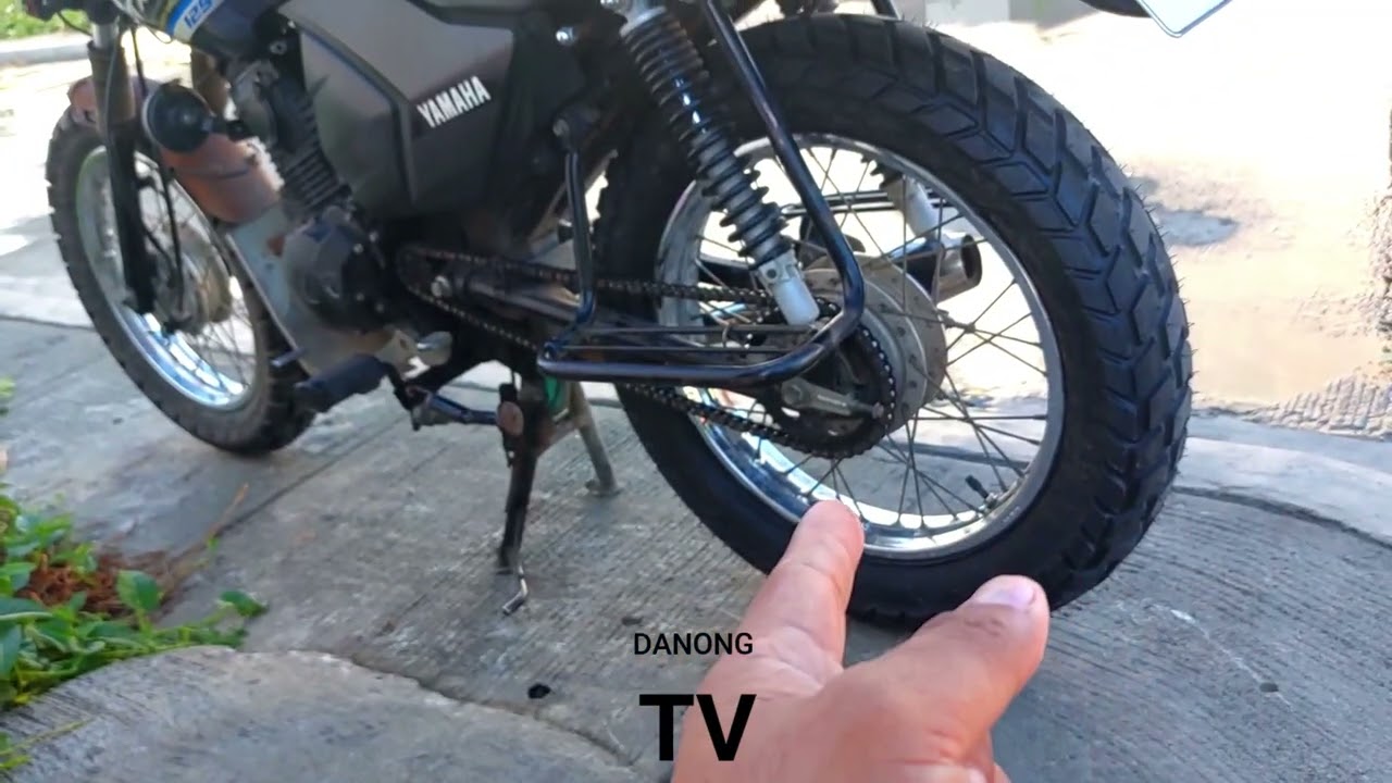 Naging DONUT  ??? / REVIEW Pinaka malaking Gulong na Tubeless na kasya sa Yamaha YTX 125 /   2024