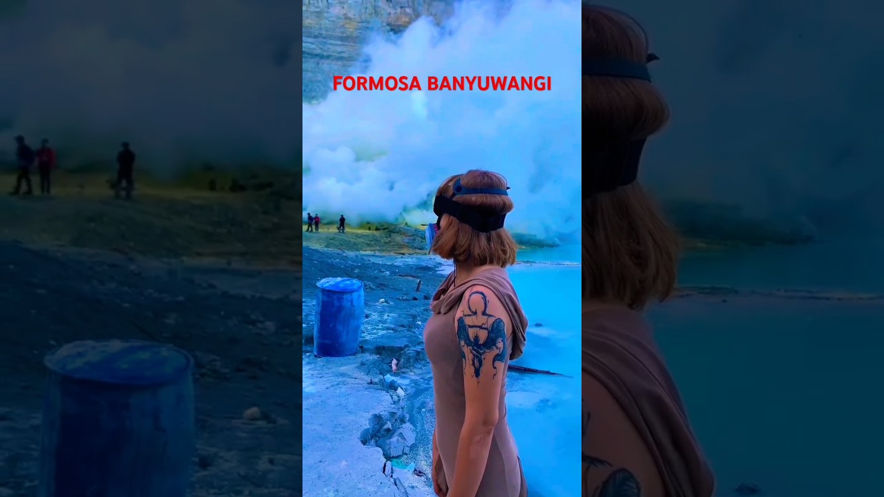 GIRLS EROPA TO BLUE FIRE TO KAWAH IJEN #videosviral #ijengeopark#bluefire