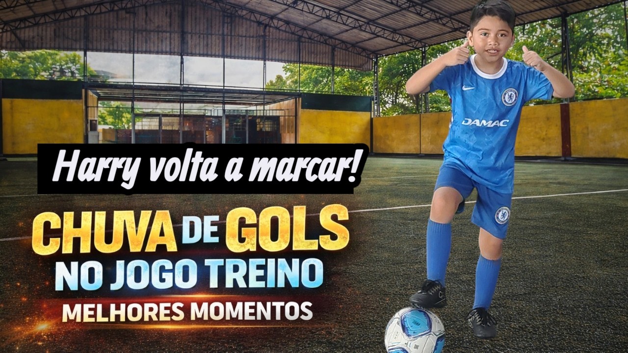 JOGO TREINO INSANO! ⚽🔥 Jogo Treino da Escolinha | Melhores Momentos