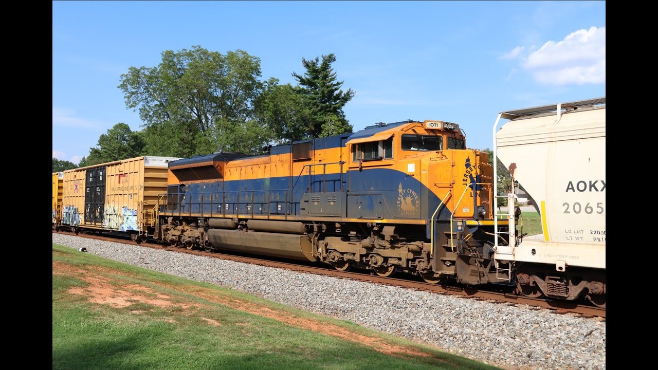 Trains on the NS Greenville Subdivision from August 2024!