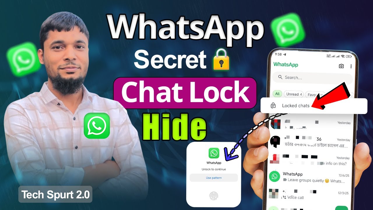 Whatsapp chat hide kaise kare | How to hide whatsapp chat | Whatsapp ka chat hide kaise kare