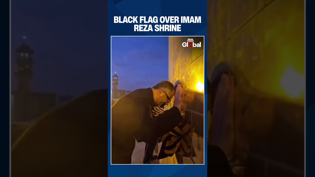 Black Flag Over Imam Reza Shrine: Iran Mourns the Death of Supreme Leader Khamenei