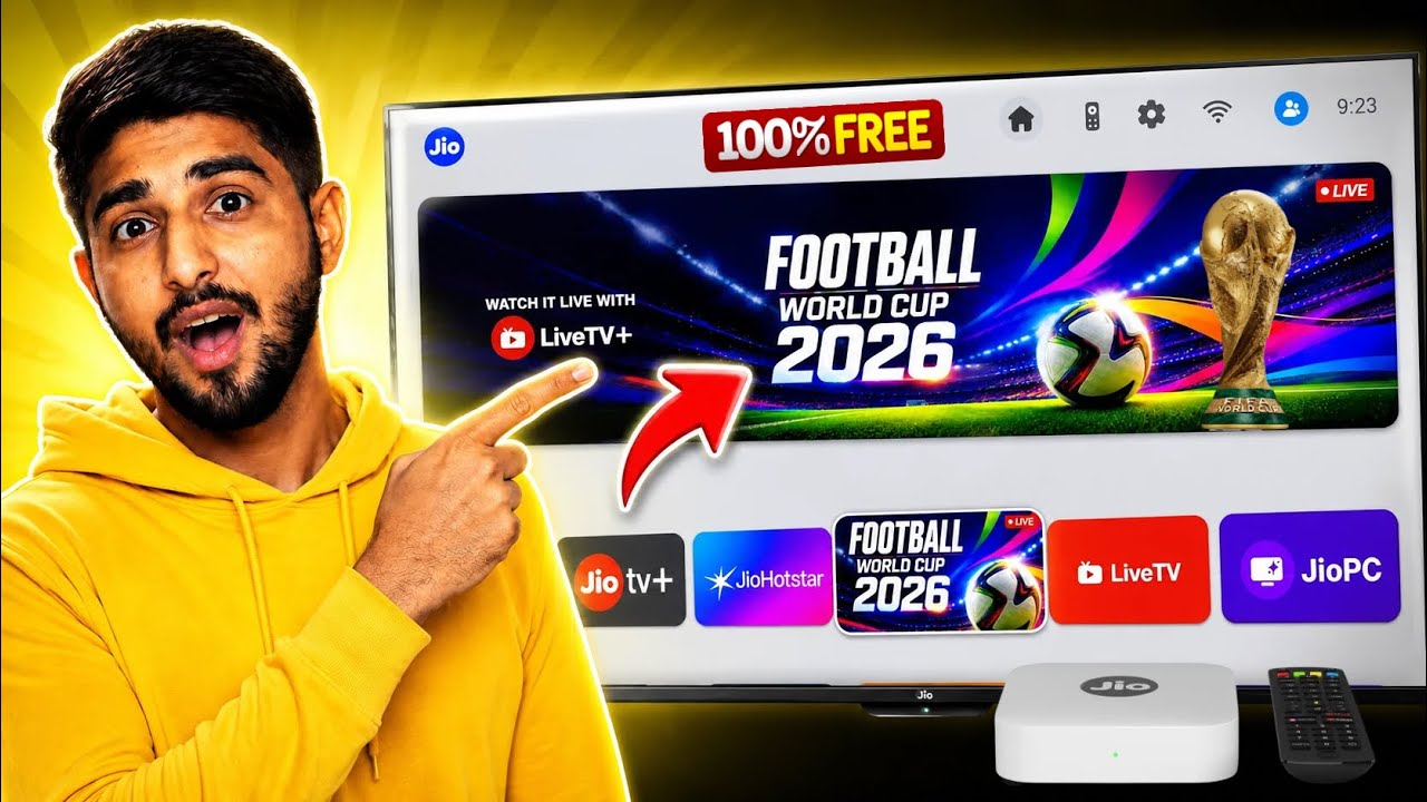 How To Watch FIFA World Cup 2026 in Jio Set Top Box | Jio LiveTv+ Jio Setup Box