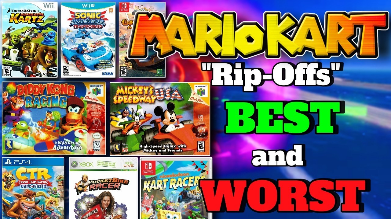 The Best and Worst Mario Kart Clones!
