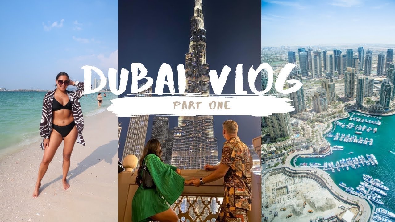 DUBAI VLOG 2022: JBR Beach | Dubai Marina | Burj Khalifa | Dubai Mall 🌴