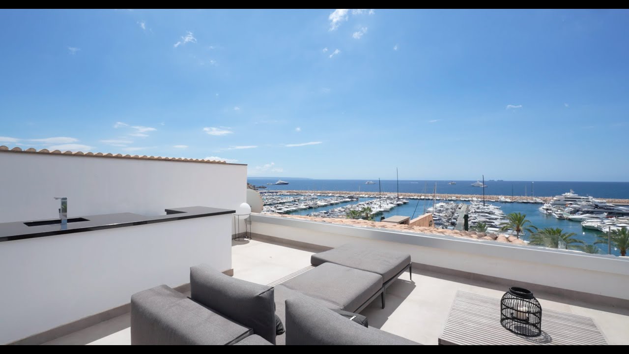 Stunning contemporary-style apartment with incredible views to Puerto Portals