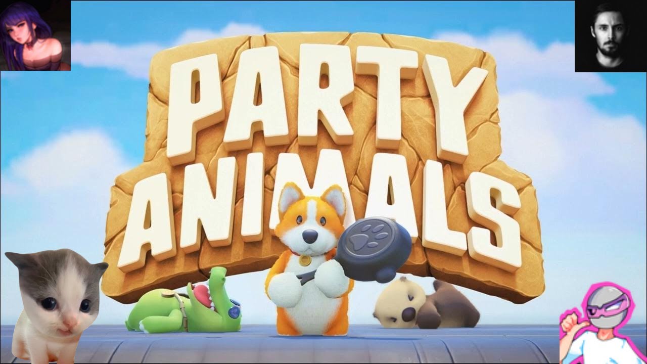 ВИЛЛИ ИГРАЕТ в Party Animals (@ma3aii, kinddd3r, viktoria_vys)