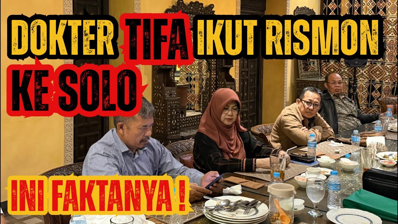 DOKTER TIFA IKUT RISMON KE SOLO, INI FAKTANYA !