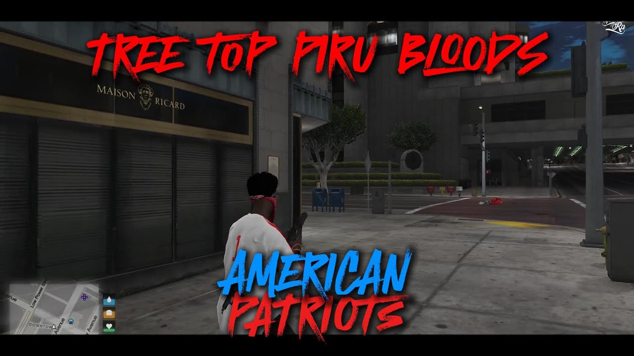 TIROTEO 🩸TREE TOP PIRU BLOODS🩸 VS AMERICAN PATRIOTS  SpainRP GTA V ROLEPLAY
