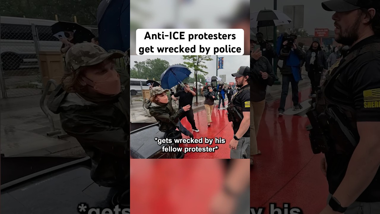 Anti-ICE Protesters FIGHT with Police