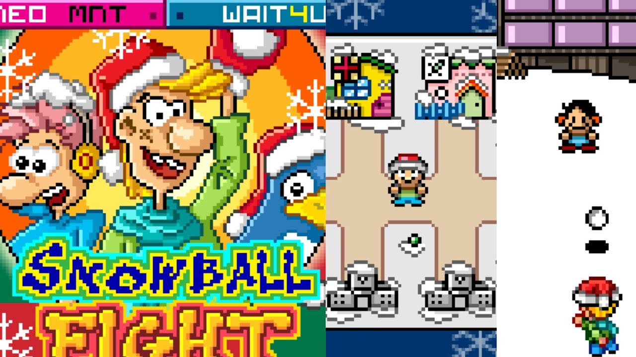 Snowball Fight Java Game samsung 128x128 Java Game