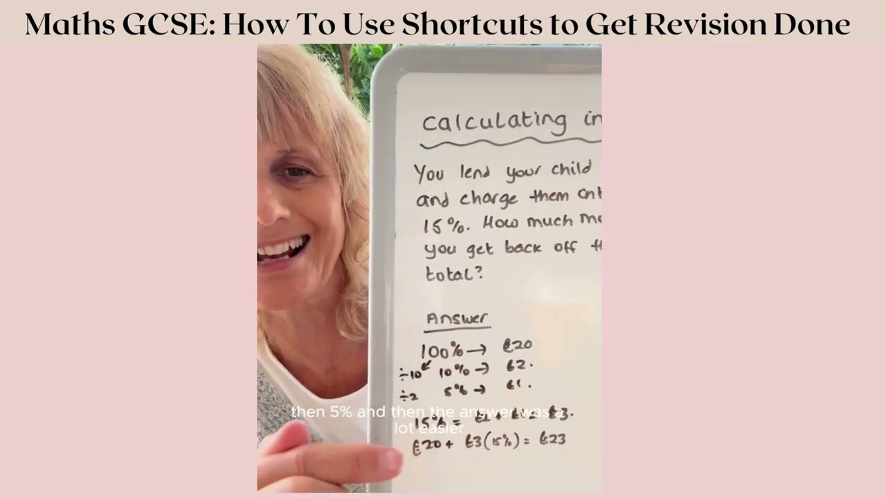 Maths GCSE: How To Use Shortcuts To Get Revision Done