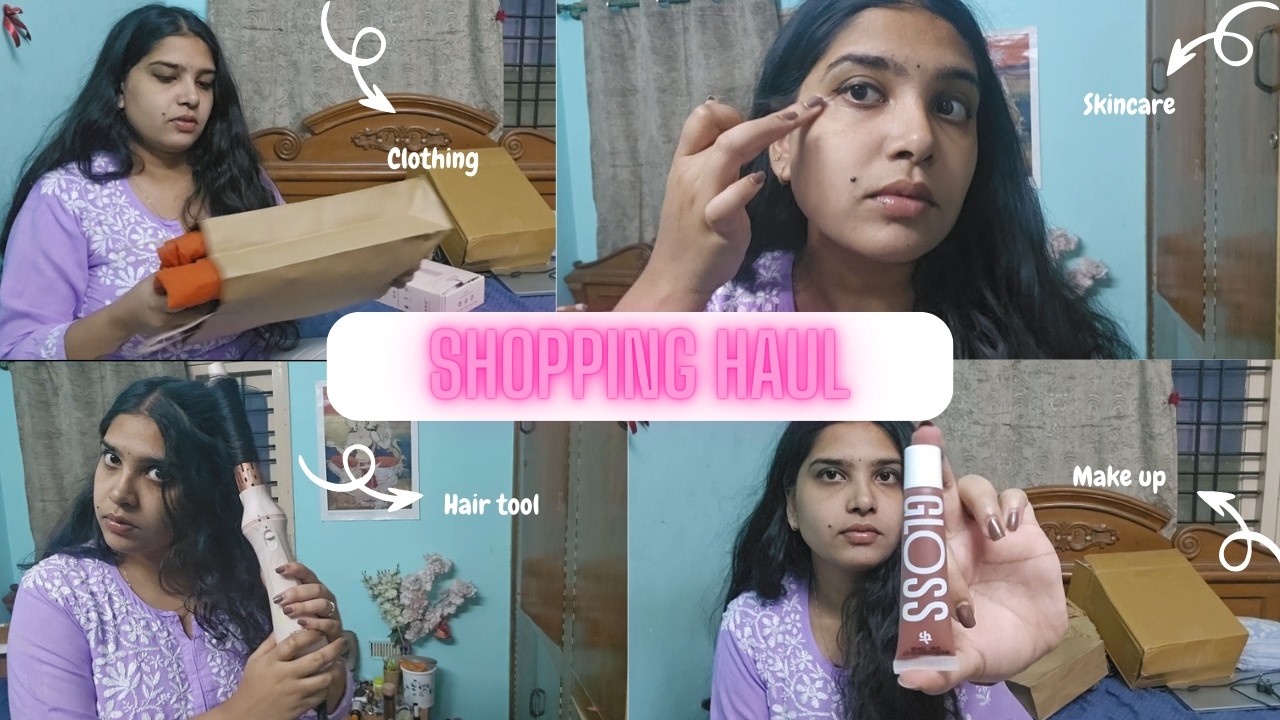 My First-Ever Shopping Haul ✨| Products I'm Totally in Love with.