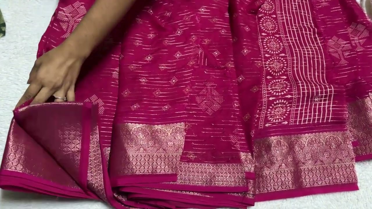 ❤️❤️#chinnon 2 cut piece sarees ₹250 #whatsapp 6305077202🛍️🛍️#onlineshopping #saree ​❤️❤️