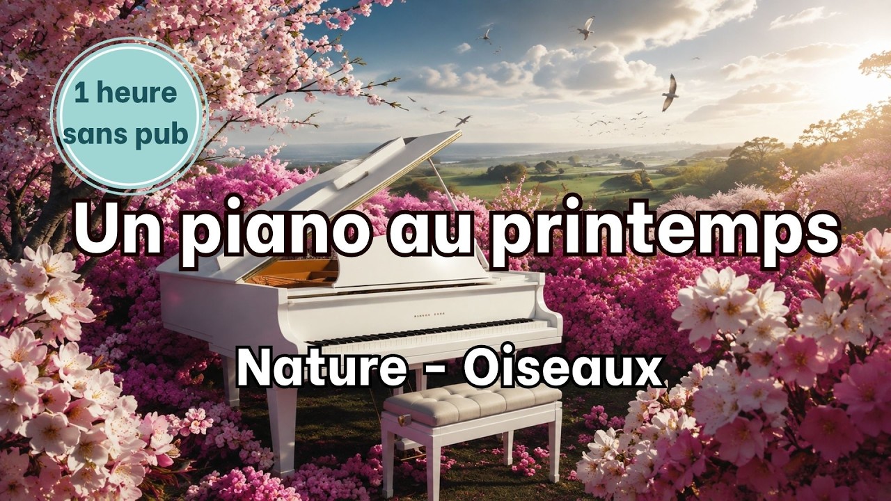 1h de piano sans pub dans un jardin avec oiseaux - Secret garden - zen m&eacute;ditation by Damien DUBOIS