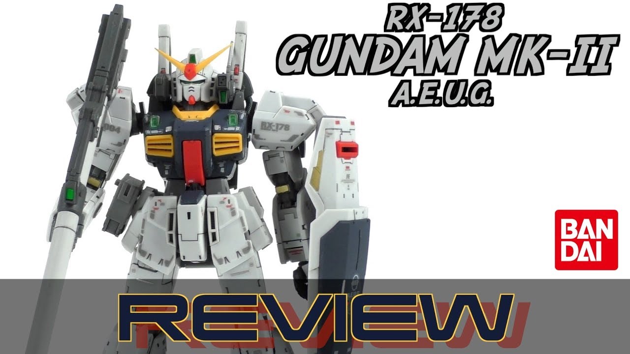 Gundam RX-178 MK II Review - Real Grade 1/144 Scale Bandai