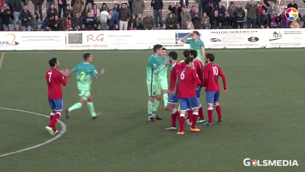 ATL Saguntino 1-3 FC Barcelona B 2016/17.