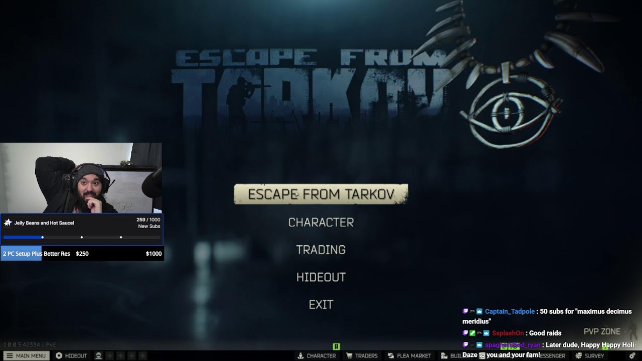 Happy Holidays - Early Morning Tarkov SC Later | Testing 2pc setup - How is it?