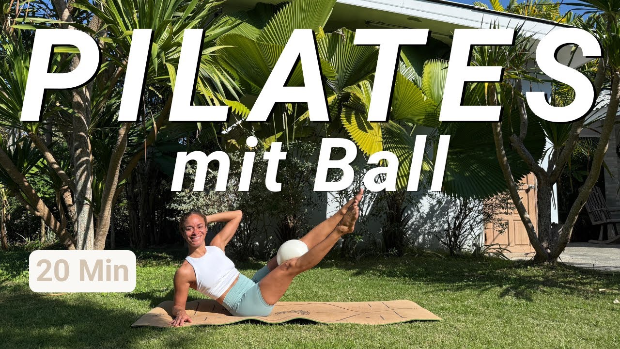 20 Min Pilates mit Ball | Effektives Ganzkörper Workout für zuhause