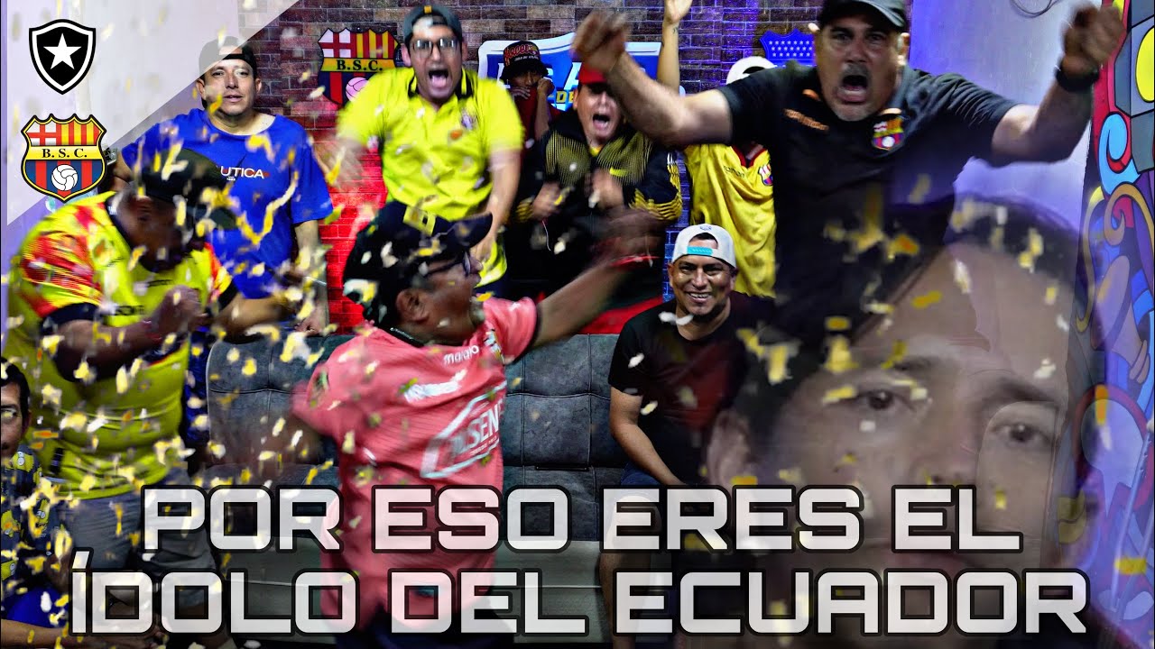 BOTAFOGO VS BARCELONA (0-1)/REACCION DE AMIGOS COPA LIBERTADORES
