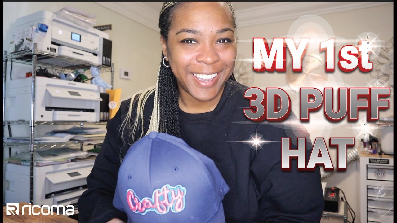 HOW TO EMBROIDER A 3D PUFF HAT USING A RICOMA EM-1010 | EMBROIDERY FOR BEGINNERS
