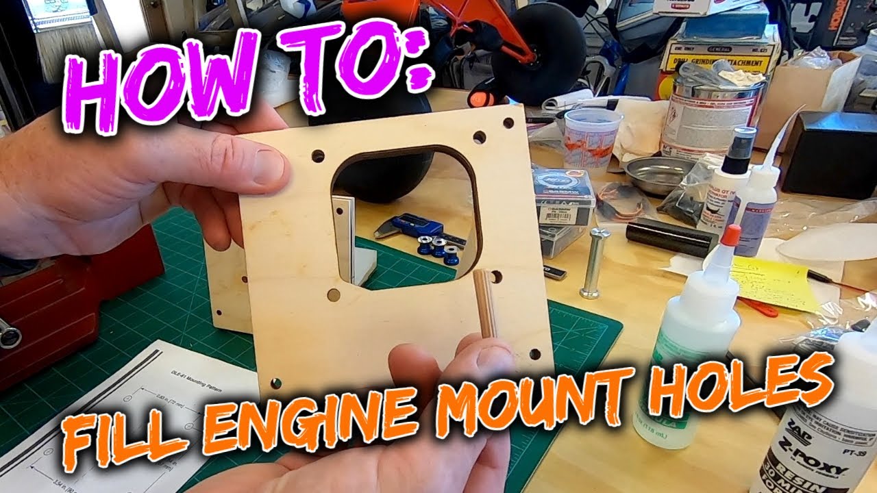 Start With A Clean Slate!! Fill Those Engine Mount Holes!!