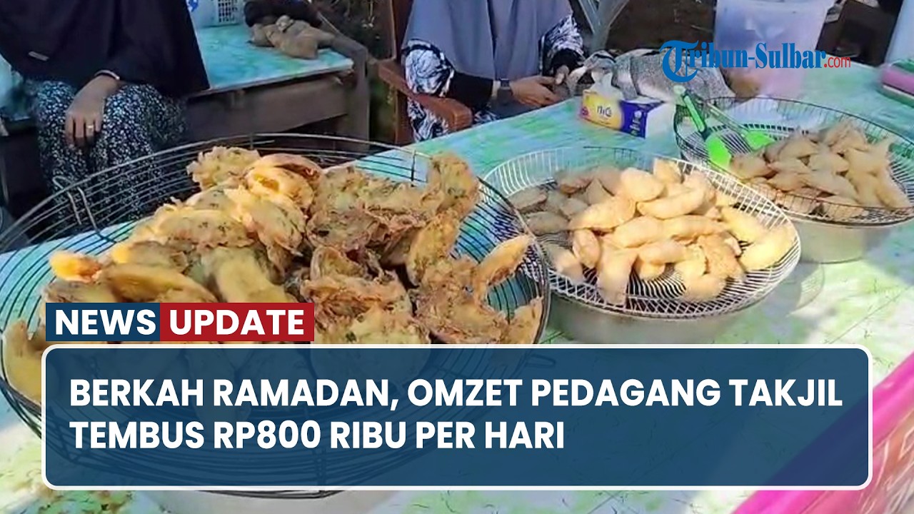 Berkah Ramadan, Omzet Pedagang Takjil di Mamuju Tengah Tembus Rp800 Ribu per Hari