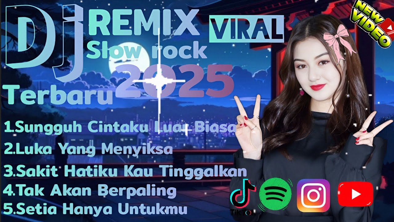 DJ REMIX SLOW ROCK VIRAL TERBARU 2025 ‼️ SUNGGUH CINTAKU LUAR BIASA 