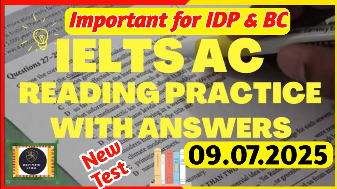 IELTS Reading practice test 2025 With Answers | 09.07.2025 | IELTS Academic Reading Practice Test