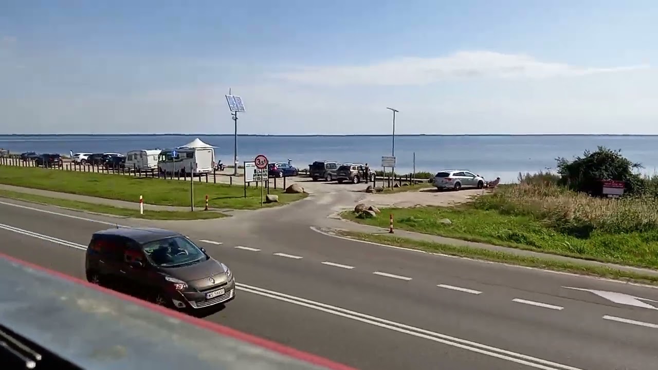 Widoki na Zatokę Pucką na trasie PUCK - SWARZEWO 3.08.2024