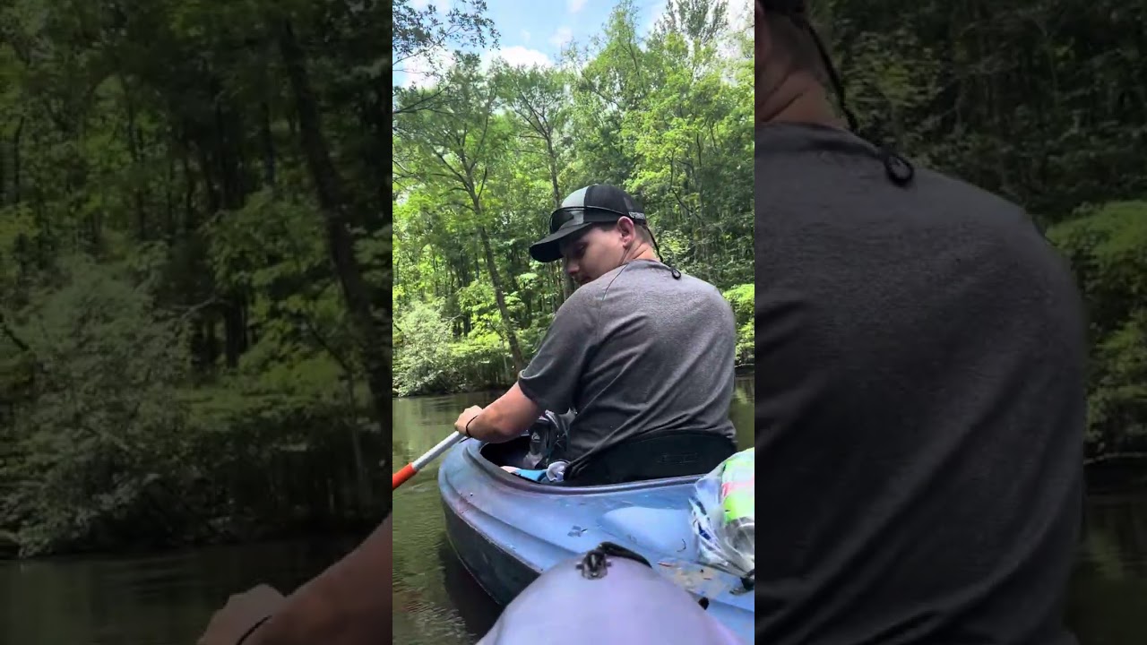 Bumper boats on the Edisto River. Sftl.#blackwater #kayaking #family 