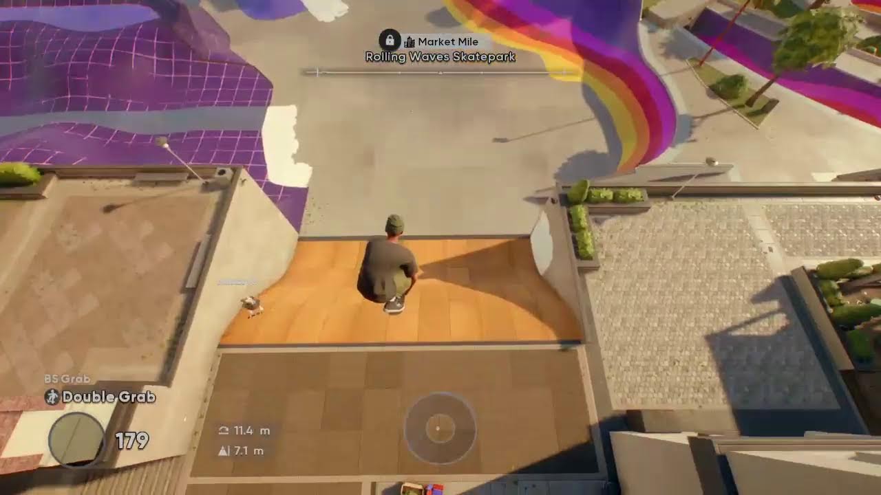 Playing Skate with a mic