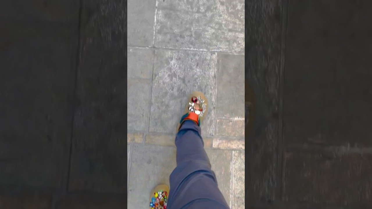 Walking in the footsteps of Jesus 🙏 #jerusalem #shorts