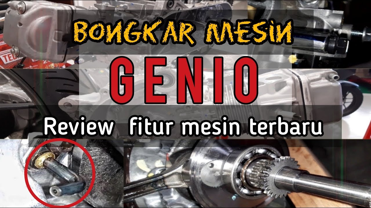 Bongkar Mesin Honda GENIO 110 | Fitur Mesin Terbaru