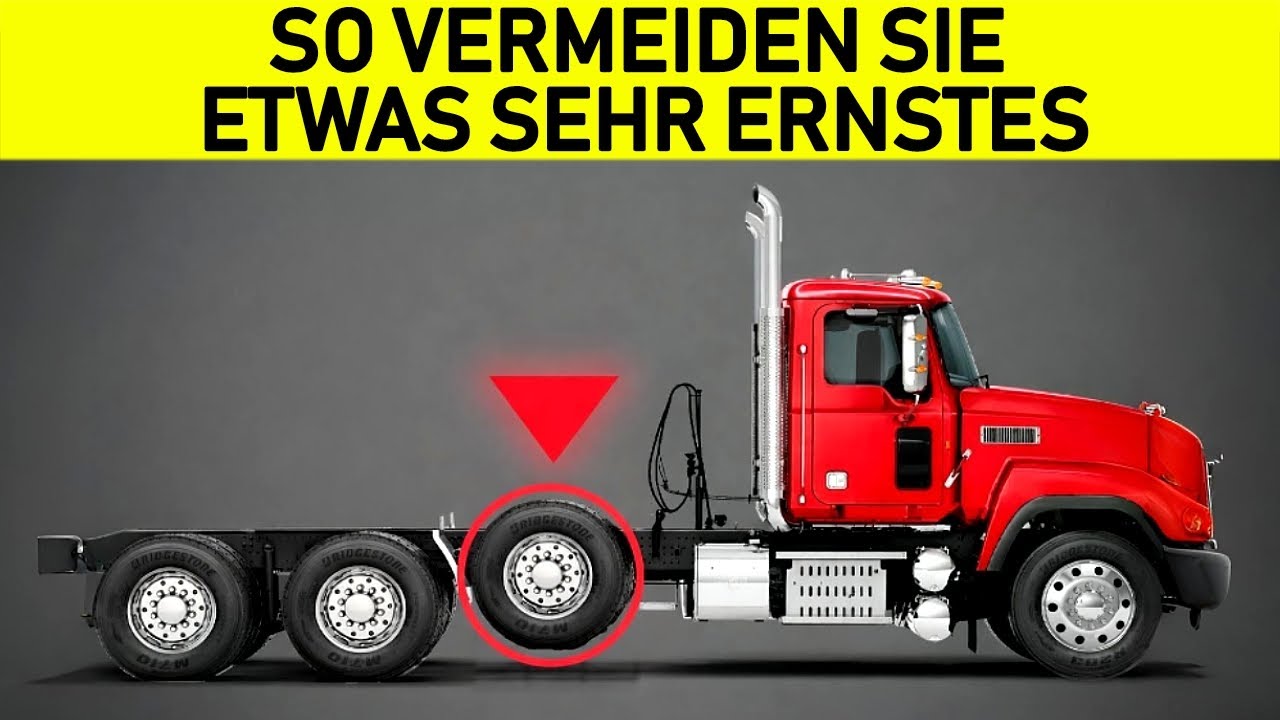 Warum berühren manche Lkw-Räder niemals den Boden?
