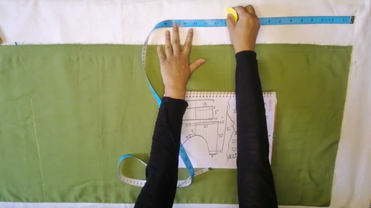 Belt Shalwar Cutting Full Method | Easy pattern cutting for Beginners