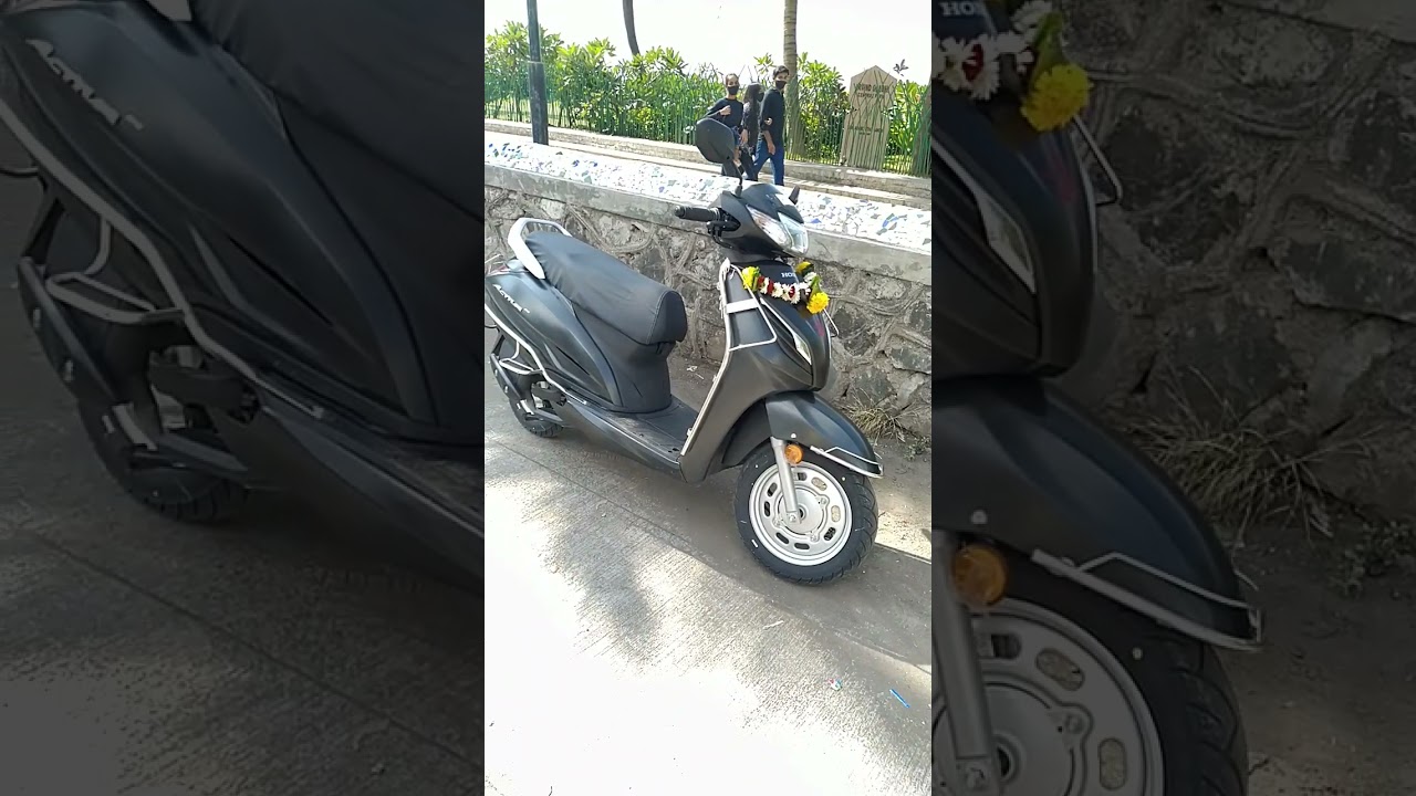 Brand new Honda Activa 6G Matte Black #honda #activa