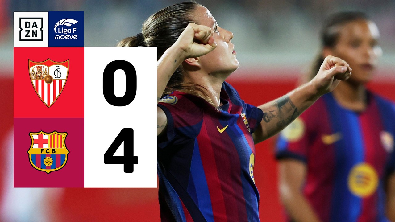 Sevilla FC vs FC Barcelona (0-4) | Resumen y goles | Highlights Liga F