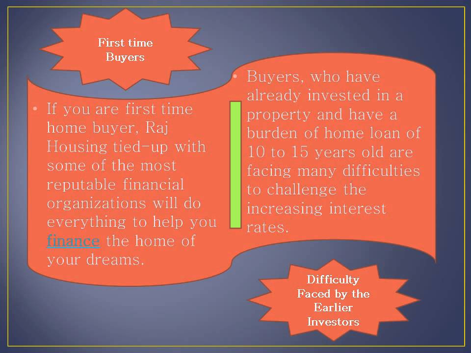 Exclusive Common aids of Raja Housing for the first time home buyers