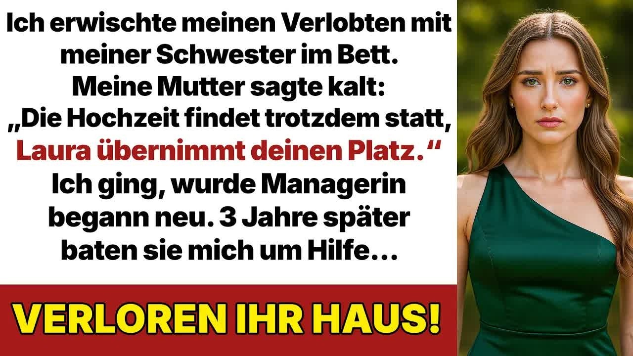 Meine Schwester hatte was mit meinem Verlobten, und meine Familie zwang mich, ihr ihn zu lasse