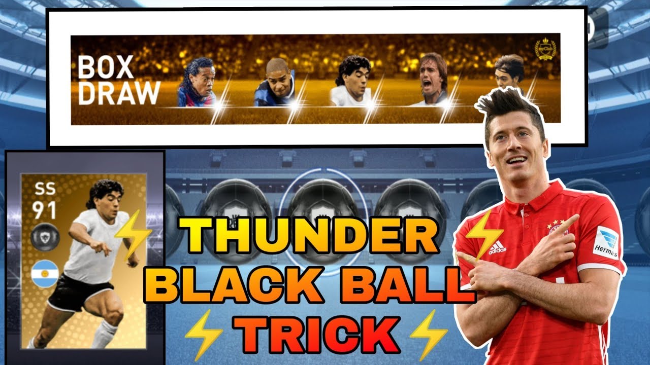 THUNDER LEGEND BLACK BALL TRICK FOR LEGEND WORLDWIDE BOX DRAW