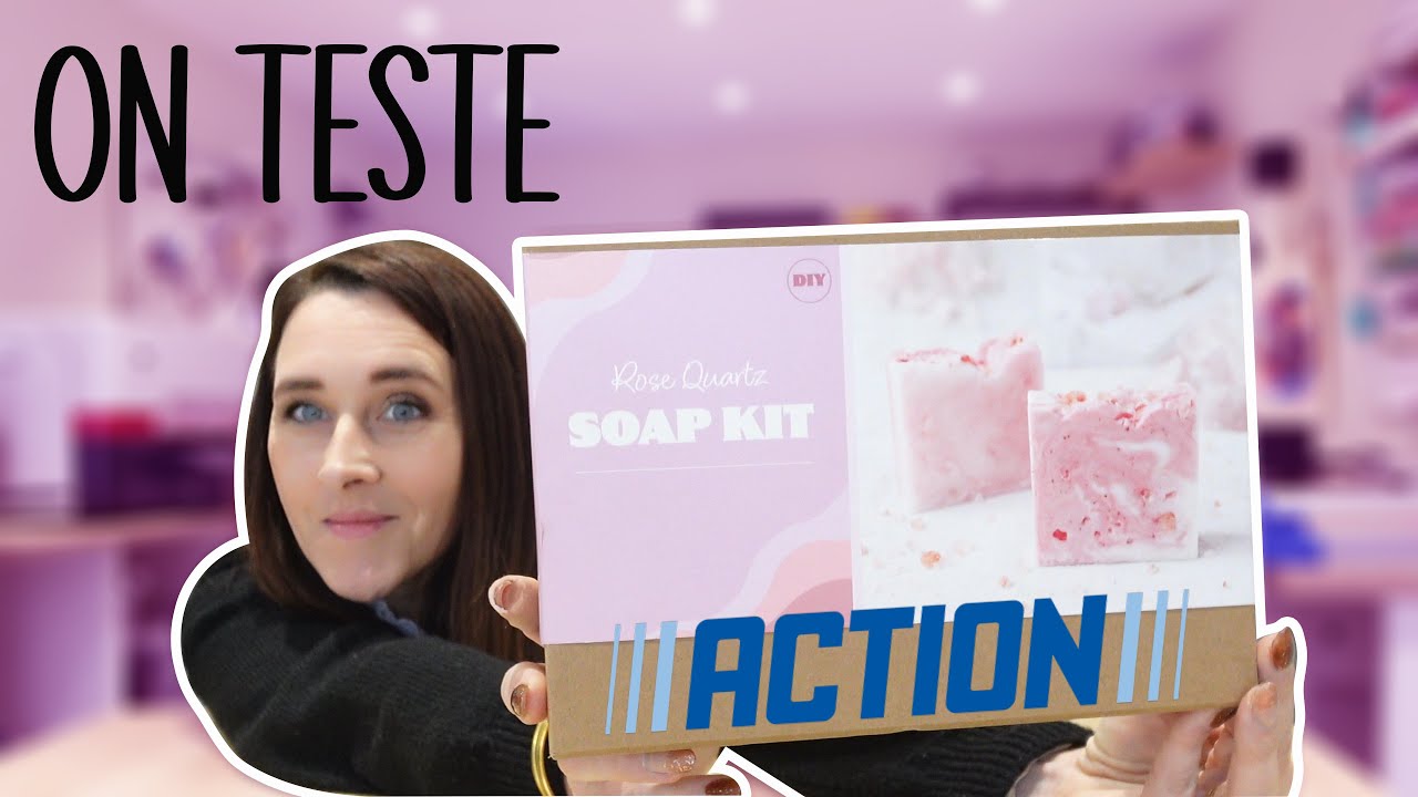 ON TESTE -  DIY ACTION Rose Quartz Soap kit