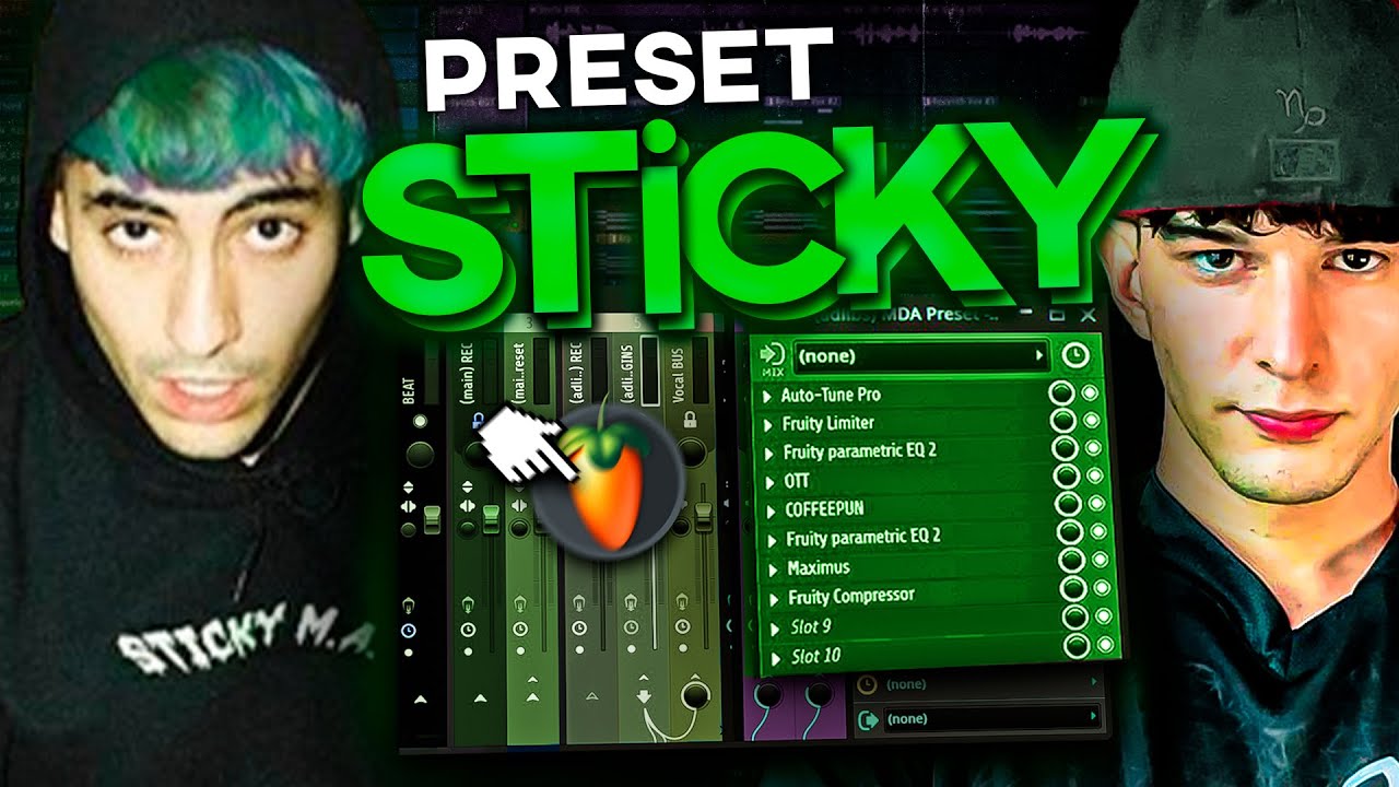 MEZCLA de VOCES como Sticky MA (plugins NATIVOS) +preset