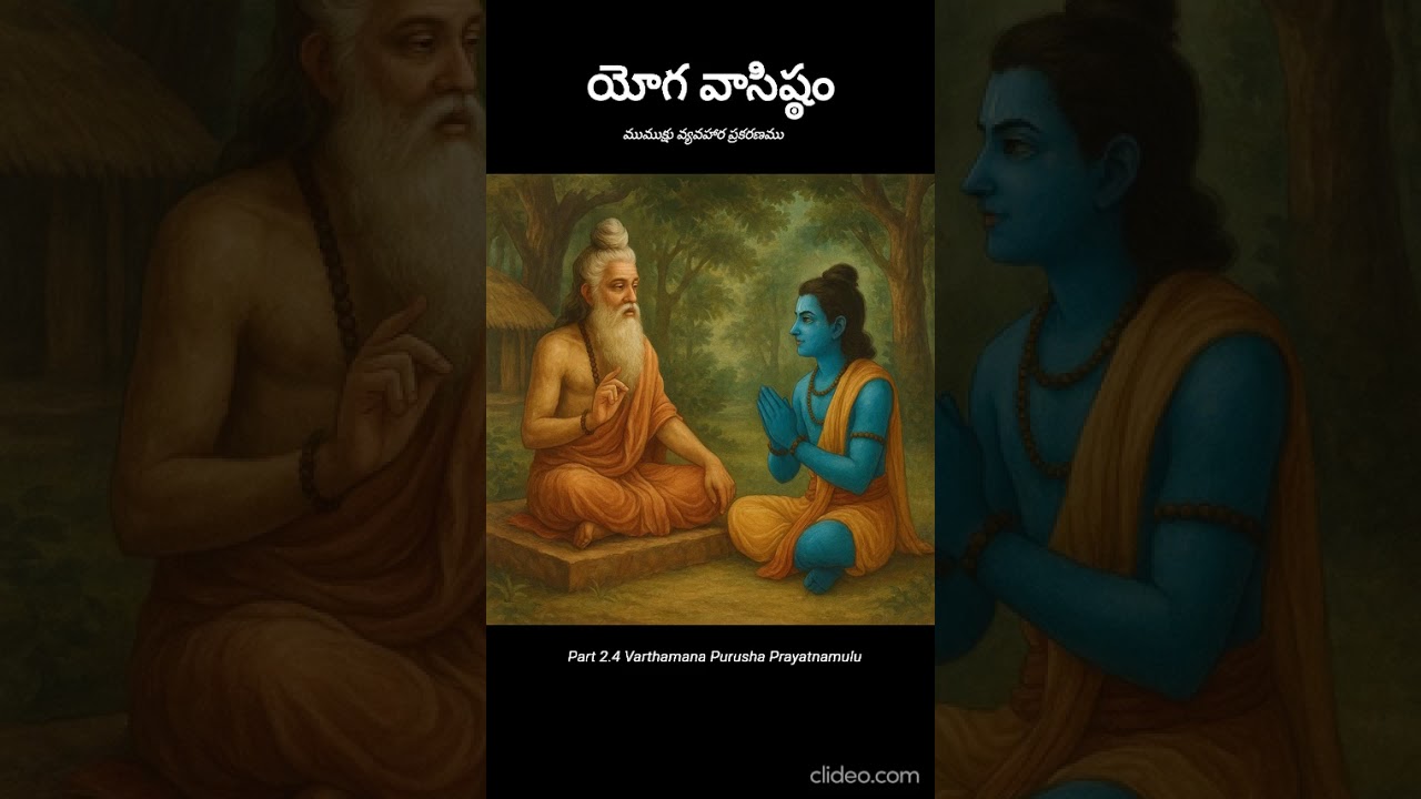 Yoga-Vāsiṣṭham | Part 2.4 Varthamana Purusha Prayatnamulu
