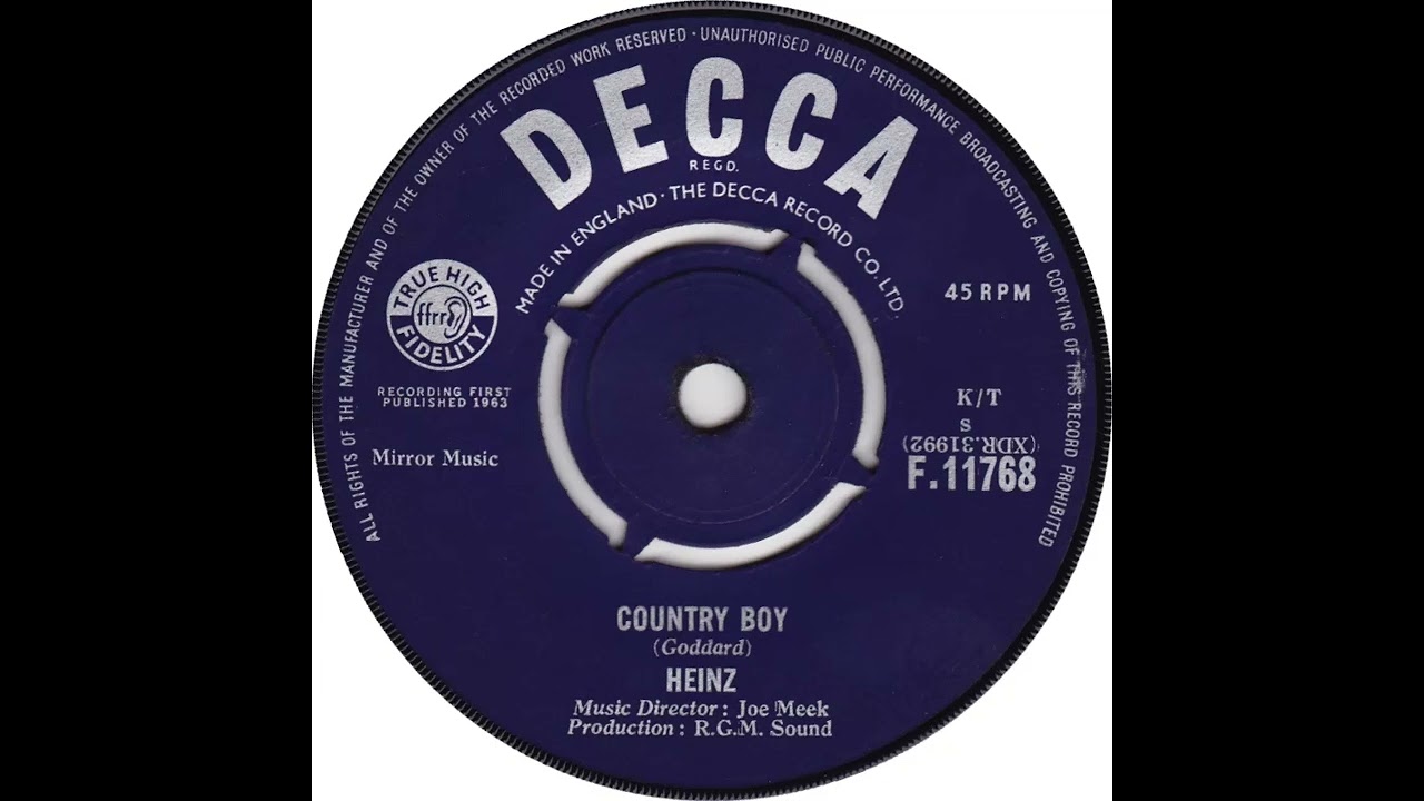 UK New Entry 1963 (250) Heinz - Country Boy